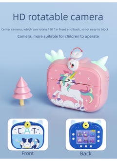 Generic Children's Instant Print Camera High Definition Photography Thermal Sensing Automatic Printing Digital Camera-Body Color:2024 Blue High With Upgraded Version Of "with 32 Cards"  - Image 5