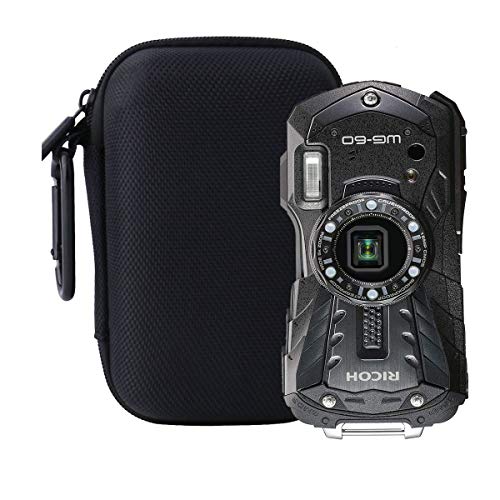 WERJIA Hard Carrying Case for Ricoh WG-90/WG-80/WG-70/WG-60/WG-50/WG-6 Digital Camera Case (Storage case, Black) - Image 5