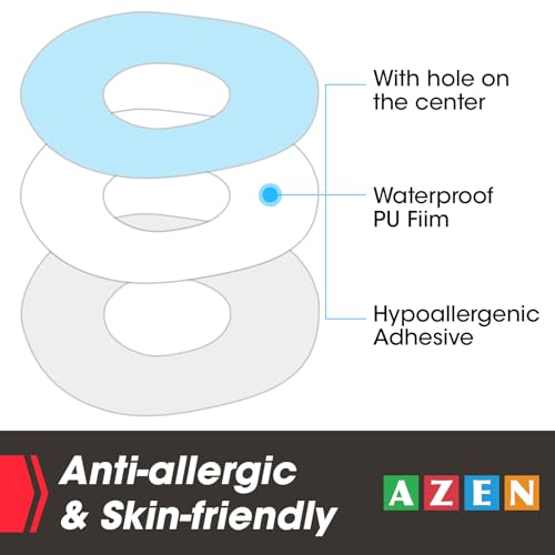 AZEN 60 Pack G7 Adhesive Patches Waterproof, Premium Pre-Cut Protection Hypoallergenic Adhesive Patch for G7, Breathable & Transparent G7 Overpatch - Image 5