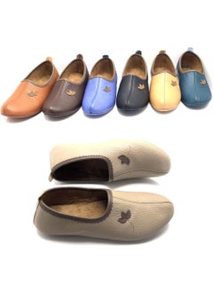Derilax Genuine Leather Hajj Umrah Tawaf Slippers and Home Shoes  - Image 1