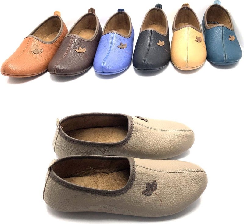 Derilax Genuine Leather Hajj Umrah Tawaf Slippers and Home Shoes  - Image 2