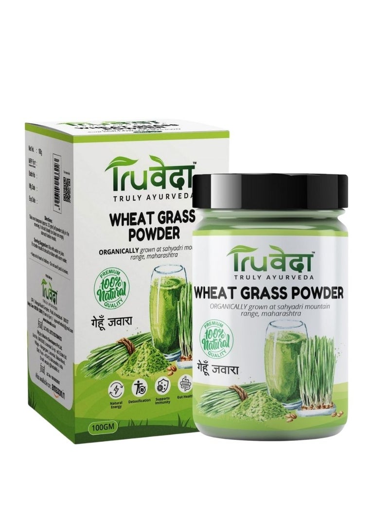 Truveda Wheat grass powder(organic) 100g - Image 1