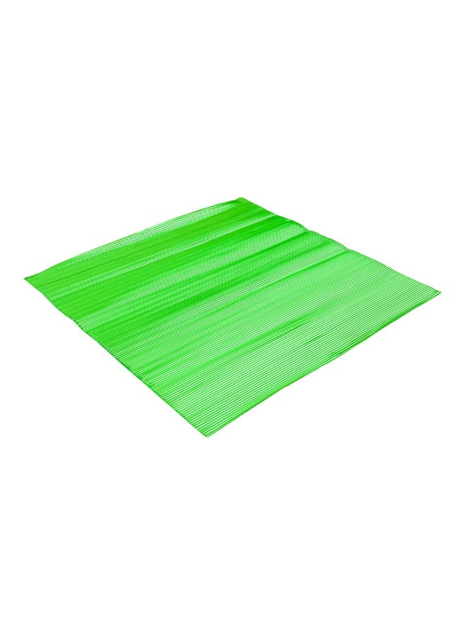 Restaurantware 12" x 12" Rippled Aluminum Foil Food Wrap and Fry Basket Liner: Perfect for Restaurant Take Out, Bakeries, and Food Trucks - Green Foil Sandwich Wraps - 500-CT - Image 1