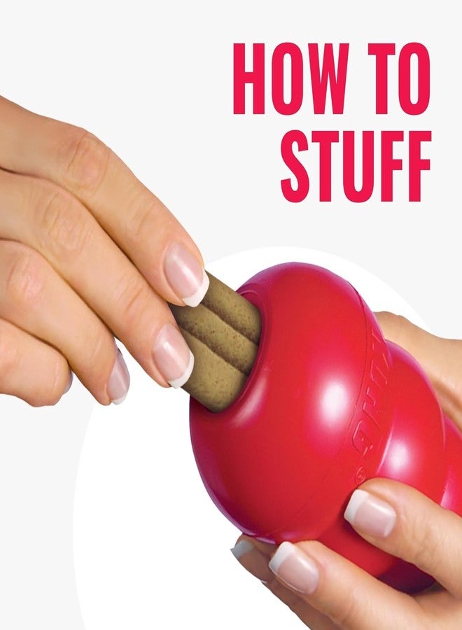 كونج مجموعة ألعاب كونغ الكلاسيكية مع مكافآت زيجيز المحسّنة - لعبة مضغ متينة للكلاب - مع مكافآت زيجيز المحسّنة - إكسسوارات للكلاب للمرح والصحة - للكلاب متوسطة الحجم - Image 4