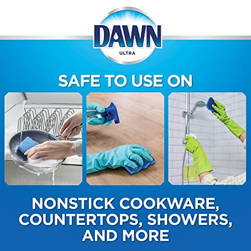 Dawn Non-Scratch Kitchen Dish Sponges, Blue (Pack of 3) - Image 4