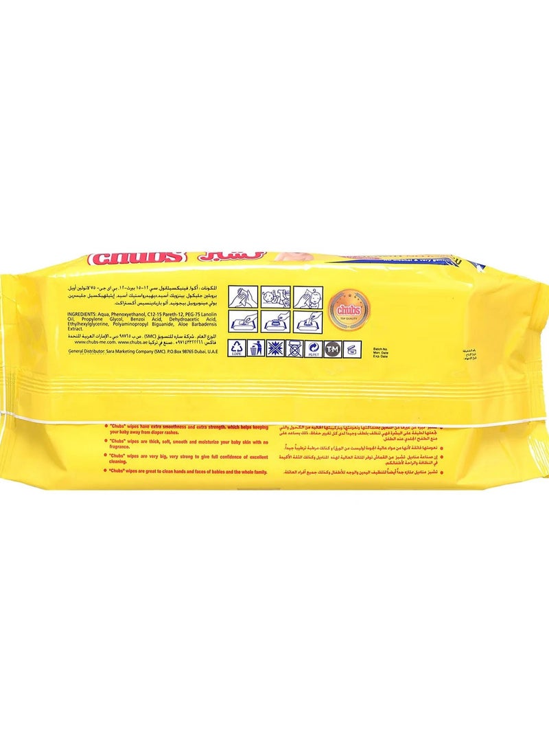 Chubs Sensiti No Fragrance Baby Wet Wipes 40 Pcs Pack - Image 2
