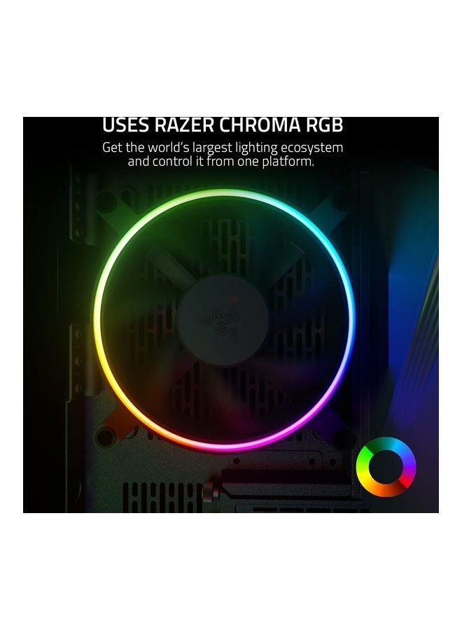 Razer Kunai Chroma Hydraulic RGB LED PWM Performance Fan (140mm)- Hydraulic aRGB PC Fans (Quiet, Powerful, Connect up to 8 Fans, PWN Fan Controller Support, Chroma aRGB) 3 Fans - Image 5