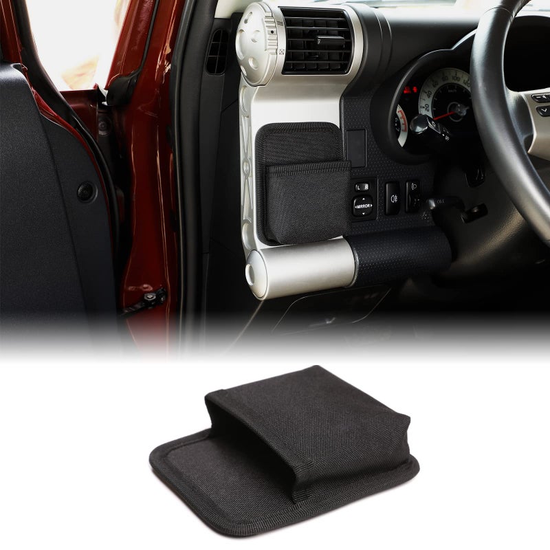 LLKUANG Car Vent Storage Bag Organizer for Toyota FJ Cruiser 20072021 Car Coin Bag Case Organizer for PhonePensCard KeyCarSunglassyota FJ Cruiser 20072021 Car Phone Tray - Image 2