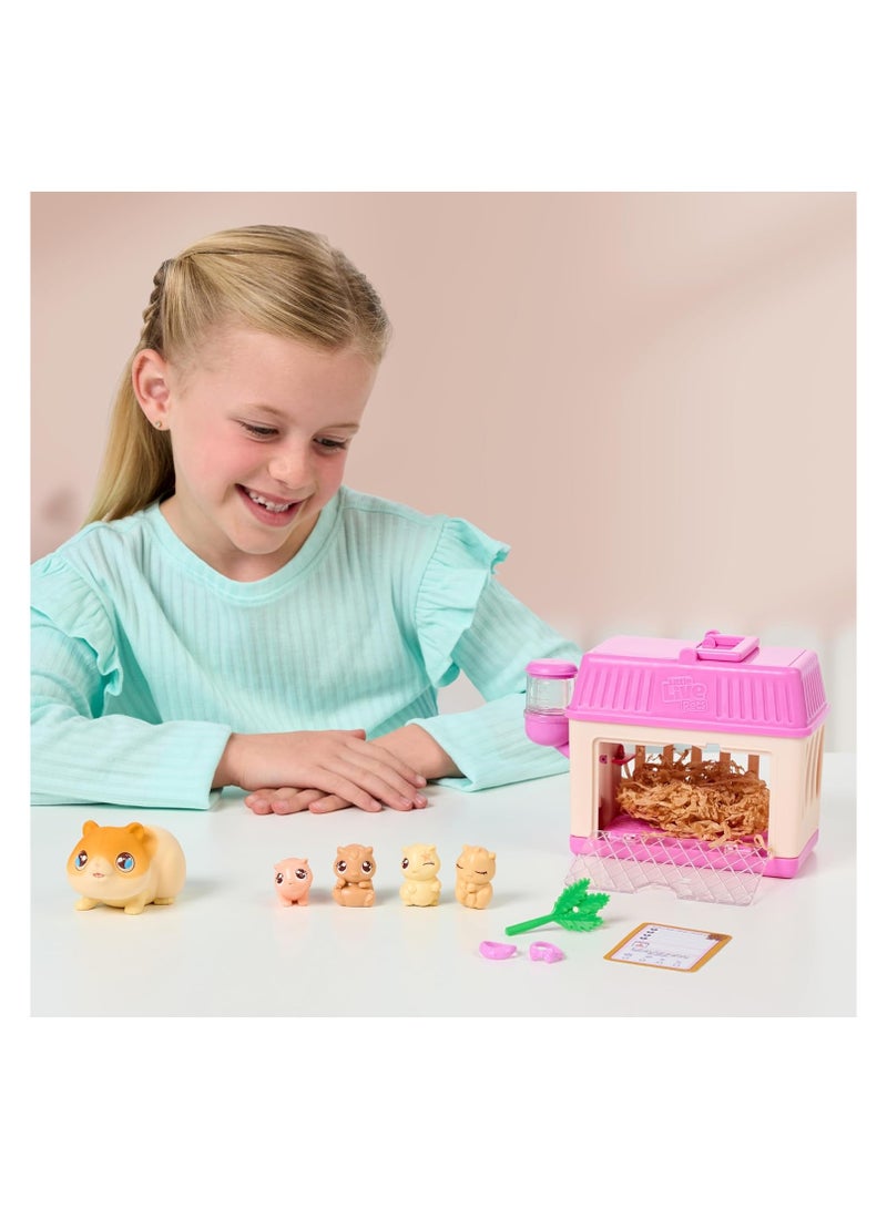 ليتل لايف بيتس مجموعة لعب ليتل لايف بيتس ماما سربرايز S4 ميني هامستر | الحيوانات الأليفة التفاعلية | مفاجأة الاطفال | إكسسوارات ممتعة | وقت لعب مثير وجذاب - Image 3