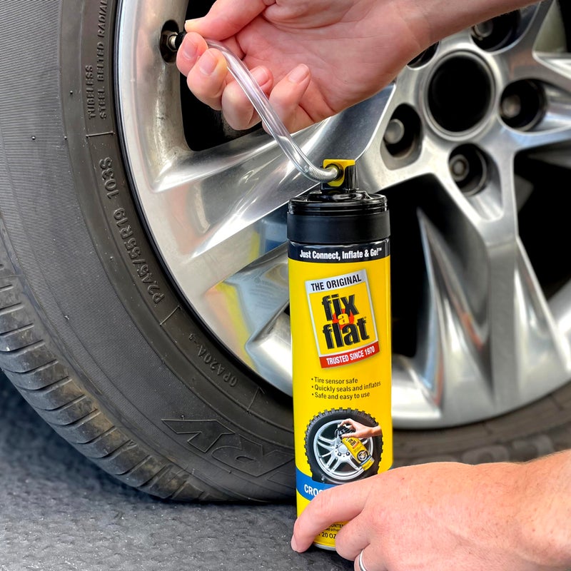 Fix A Flat Fix-a-Flat S60430 Aerosol Emergency Flat Tire Repair and Inflator, For Large Tires, Eco-Friendly Formula, Universal Fit for all Cars and Small Trucks/SUVs, 20 oz. (Pack of 1) - Image 3