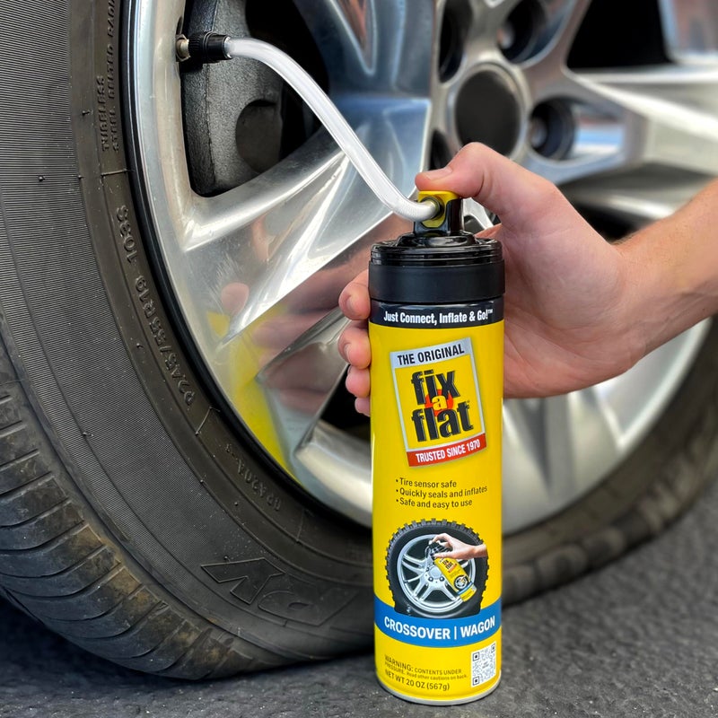 Fix A Flat Fix-a-Flat S60430 Aerosol Emergency Flat Tire Repair and Inflator, For Large Tires, Eco-Friendly Formula, Universal Fit for all Cars and Small Trucks/SUVs, 20 oz. (Pack of 1) - Image 4