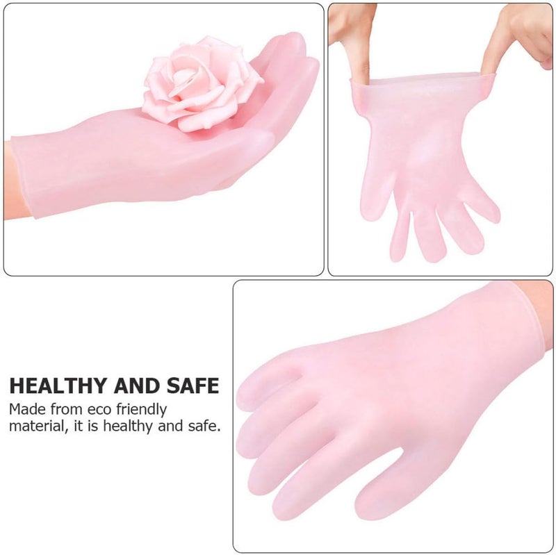 Long use oriented quality GANAZONO Moisturizing Gloves for Hands Care Treatment 2 Pairs One Size Anti-Dry Exfoliating Gloves for Women Overnight Hand Moisturizing User tested optimized build Pre-stock well-packed goods Processed natural substance Simple multifunctional build Scratch resistant Comfort grip Consistent single item quality Wide range compatible material Cost effective global grade quality Slow wear optimized quality New residential zone delivery Globally popular universal design Custom sizing alternatives Fast warehouse picking Coast & inland available Locally packed stock Single & bulk use compatible Local trackable shipment Multi-use well-engineered build Quick available purchase options Odor resistant Modern warehouse management Indoor outdoor all-purpose fit Advanced minimal build - Image 5