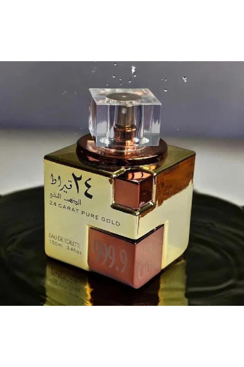 لطافة عطر 24 قيراط ذهبي من لطافة 100 مل - Image 1