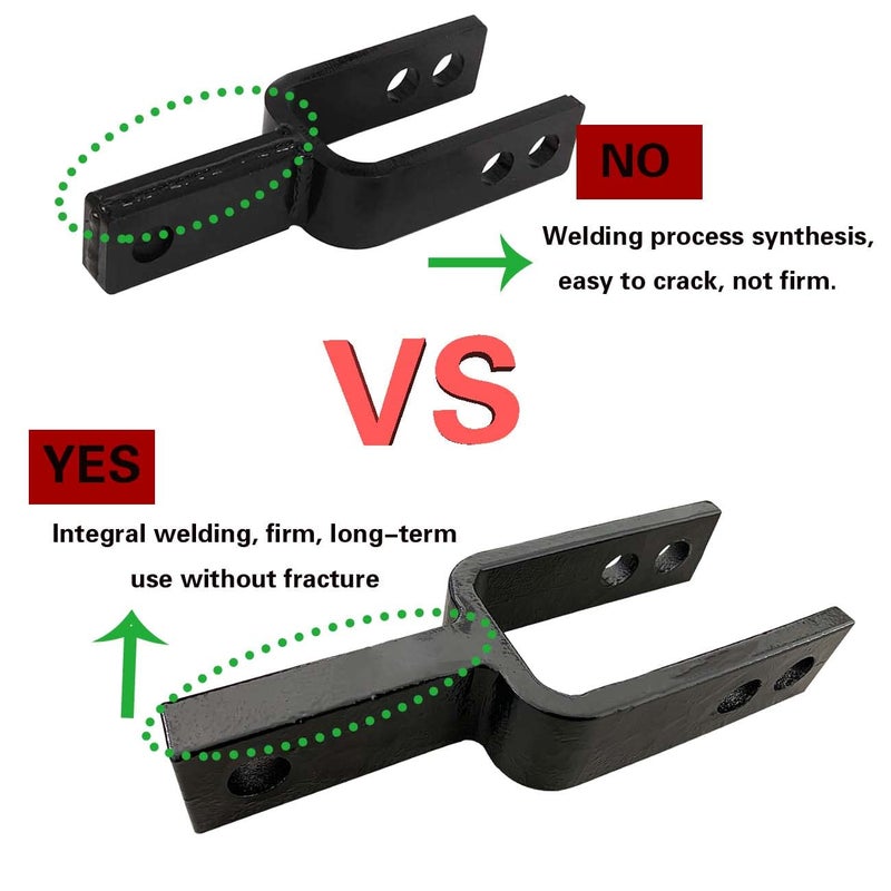 SUONE Versatile Quick Hitch Adapter with Adapter Sleeve Used to Adjust Top Link Bracket Movements Fit for Category 1 Quick Hitch Made of Integral Casting - Image 3