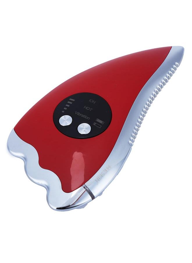 Thoraya - Electric Microcurrent Scraping Lifting Scraper Scraping Plate Detoxification Instrument (Red) - Image 1