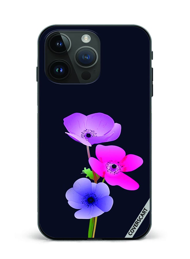 COVERSCART Protective Case Cover For Apple iPhone 15 Pro Max Flowers Design Multicolour - Image 1