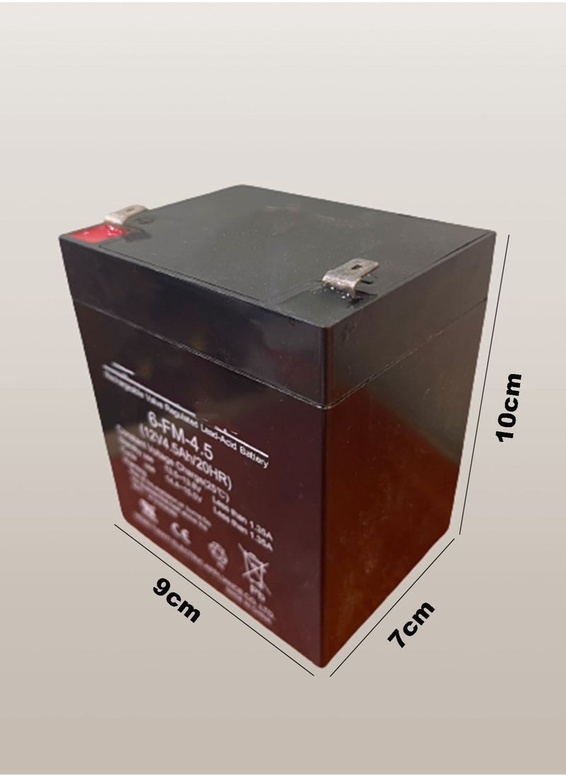 Generic - 12V 4.5AH Lead-acid Battery Suitable for Children's Electric Cars and Electric Bikes and Electric Motorcycles and Electric Tricycles - Image 1