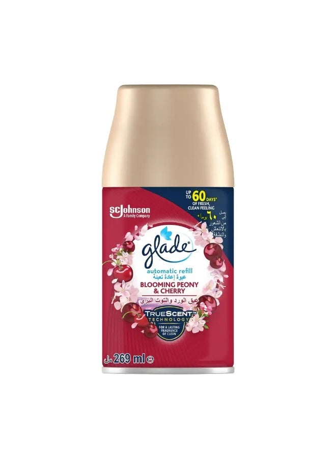 Glade Automatic Spray Refill Blooming Peony & Cherry â€“ 269 ml
