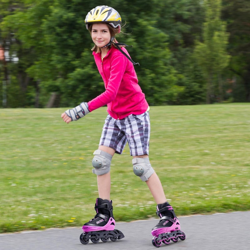 PAPAISON Adjustable Inline Skates for Kids and Adults with Full Light Up Wheels - Image 2