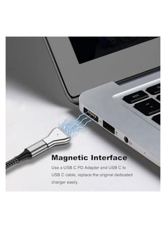 erorex USB C to Magnetic T-Tip Adapter, Type-C to Magnetic 2 T-Head PD 100W Power Fast Charging Converter for 2013-2015 MacBook Pro Air  - Image 2