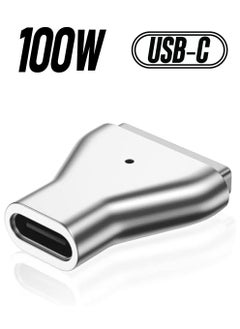 erorex USB C to Magnetic T-Tip Adapter, Type-C to Magnetic 2 T-Head PD 100W Power Fast Charging Converter for 2013-2015 MacBook Pro Air  - Image 1