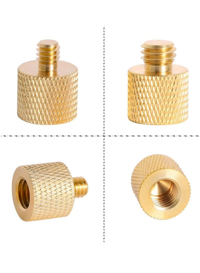 Camera Screw Mount Set, 1/4 Inch and 3/8 Converter Threaded Screws Adapter Flash Shoe for DSLR Tripod Monopod Ball head Light Quick Release Plate 26Pcs - Image 5