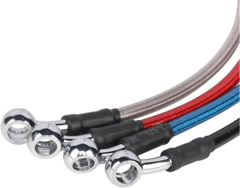Vuzmode Motorcycle Brake Clutch Oil Hose - 500mm Blue - Image 3