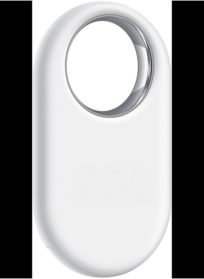 Generic - Smart Tag 2 (2023) Bluetooth + UWB, IP67 Water and Dust Resistant, Findable via App, 1.5 Year Battery Life -, Includes Carrying Pouch (White) - Image 1