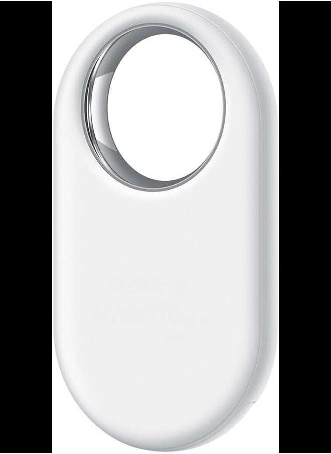 Generic - Smart Tag 2 (2023) Bluetooth + UWB, IP67 Water and Dust Resistant, Findable via App, 1.5 Year Battery Life -, Includes Carrying Pouch (White) - Image 1