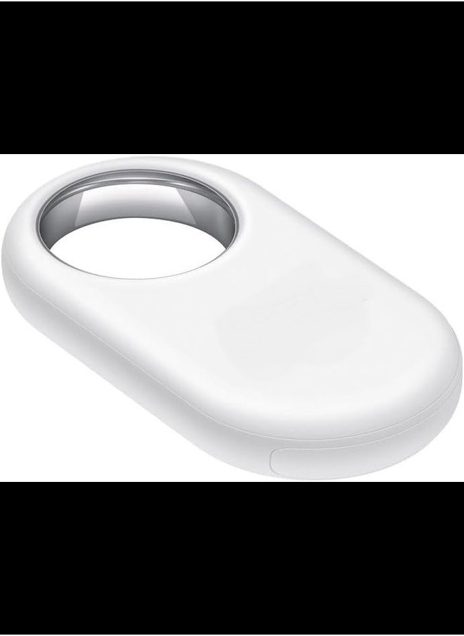 Generic - Smart Tag 2 (2023) Bluetooth + UWB, IP67 Water and Dust Resistant, Findable via App, 1.5 Year Battery Life -, Includes Carrying Pouch (White) - Image 1