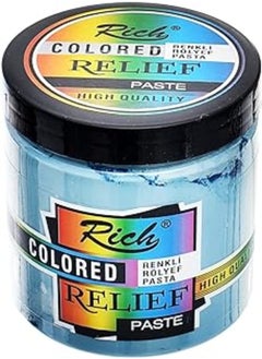 Rich NO:10165 Colored Relief Paste 250ML Designed To Catch The Eye And Leave A Lasting Impression - Baby Blue - pzsku/ZC063A6A1CF9DBFEFFF81Z/45/_/1718495597/1e7f6e9e-2b11-47a9-83a1-6f330b7e5203