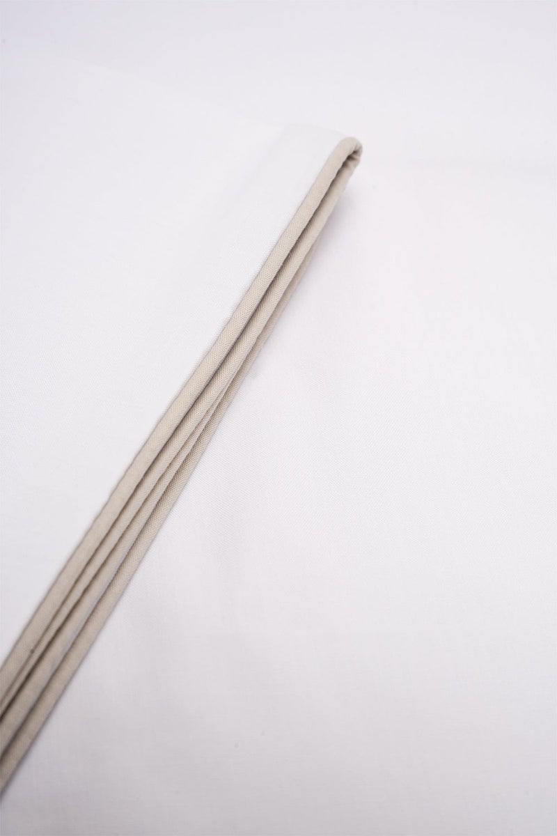 Carina Percale King Duvet Cover With Border (TC300) - Image 2