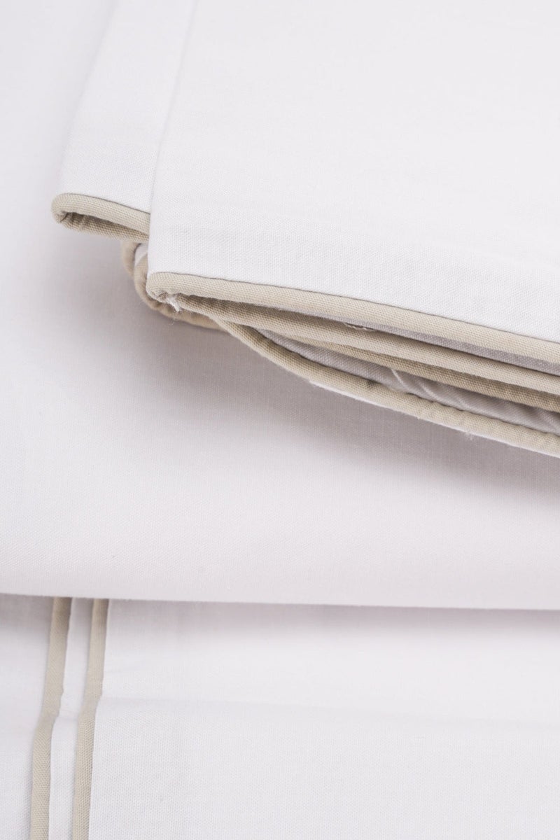 Carina Percale King Duvet Cover With Border (TC300) - Image 3