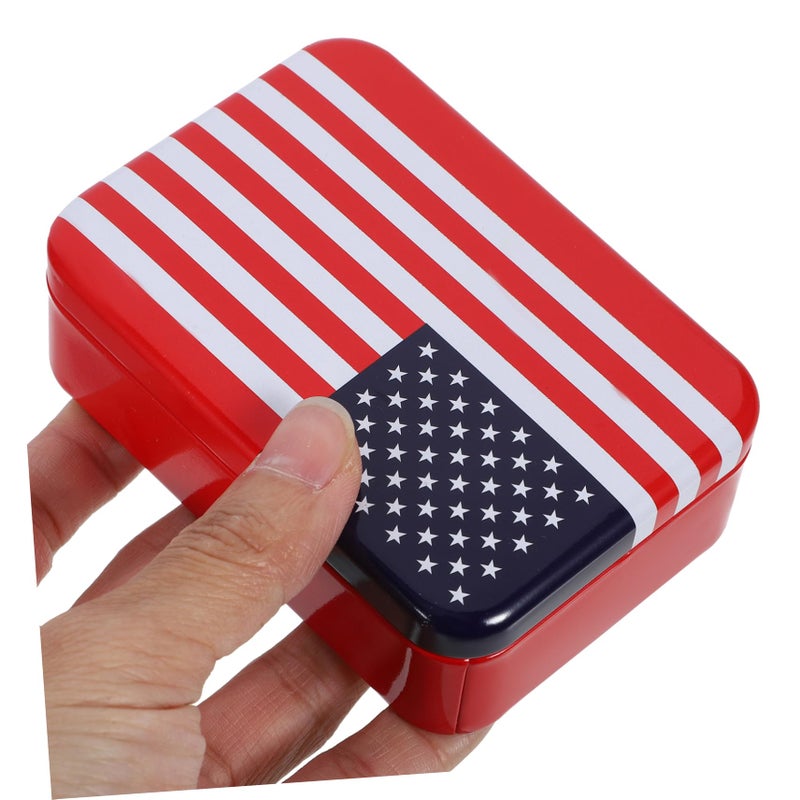 4Pcs Tinplate Candy Storage Box With Lid For Home Office And Party Favors - Image 5