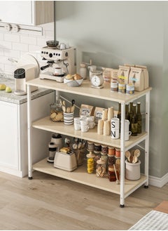 Shofenkei Durable 3-Tier Kitchen Storage Rack, Multi-tier Rack, Organizer Rack for Kitchen, Living room, Bedroom. 80*36*83cm  - Image 1