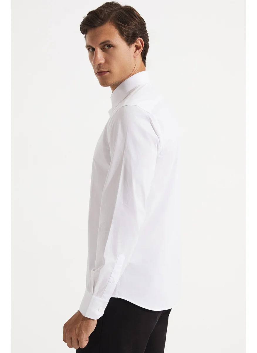 جون Exclusive Men's Slim Fit Long Sleeve Shirt