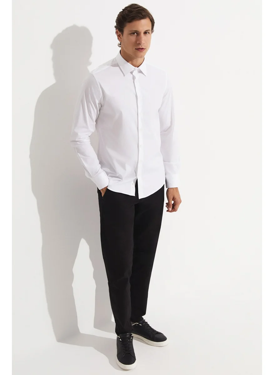 جون Exclusive Men's Slim Fit Long Sleeve Shirt