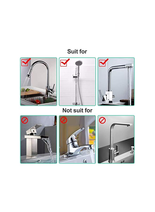 S-TOP Kitchen Faucet Sponge Holder Stainless Steel Sink Caddy Organizer Drain Rack For Kitchen Accessories Dishwashing Liquid Drainer Rack Bottle Brush Storage Silver, Ga-1 Spong Holder - Image 3