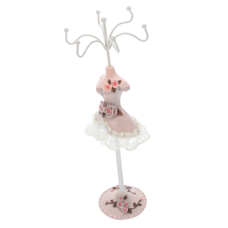 Doll Stand: Mannequin Necklace Display Organizer Human Model Dress Earrings Bracelet Organizer Hanging For Girls Women - Image 1