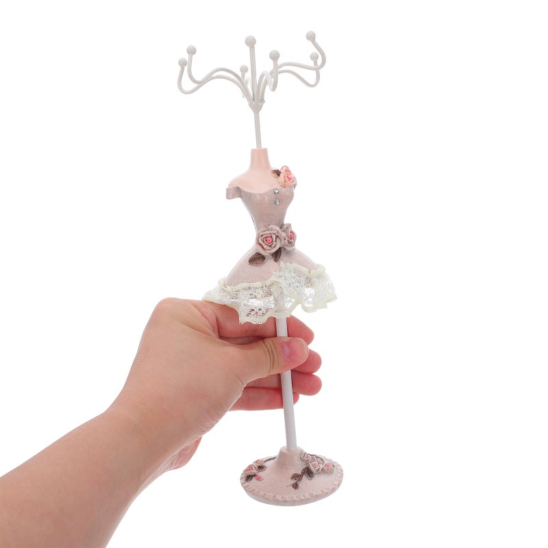 Doll Stand: Mannequin Necklace Display Organizer Human Model Dress Earrings Bracelet Organizer Hanging For Girls Women - Image 3