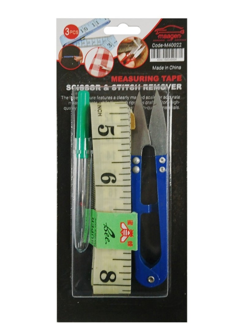 MAAGEN MEASURING TAPE 3 Piece  - Image 1