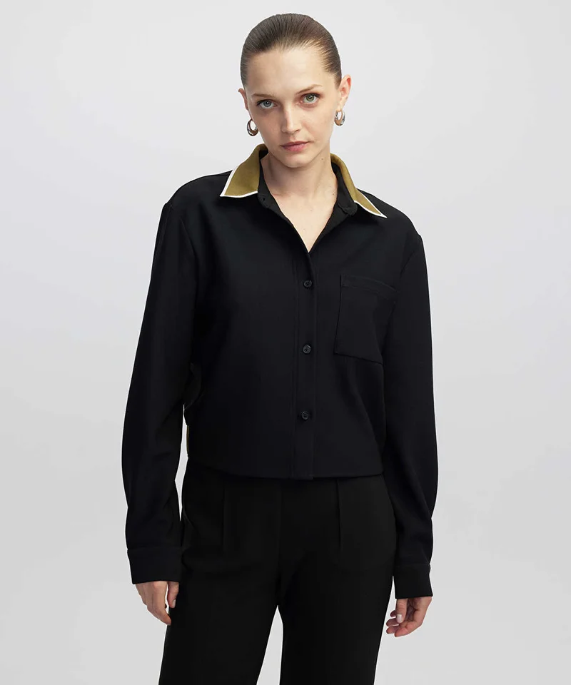 Ipekyol Contrast Collar Shirt