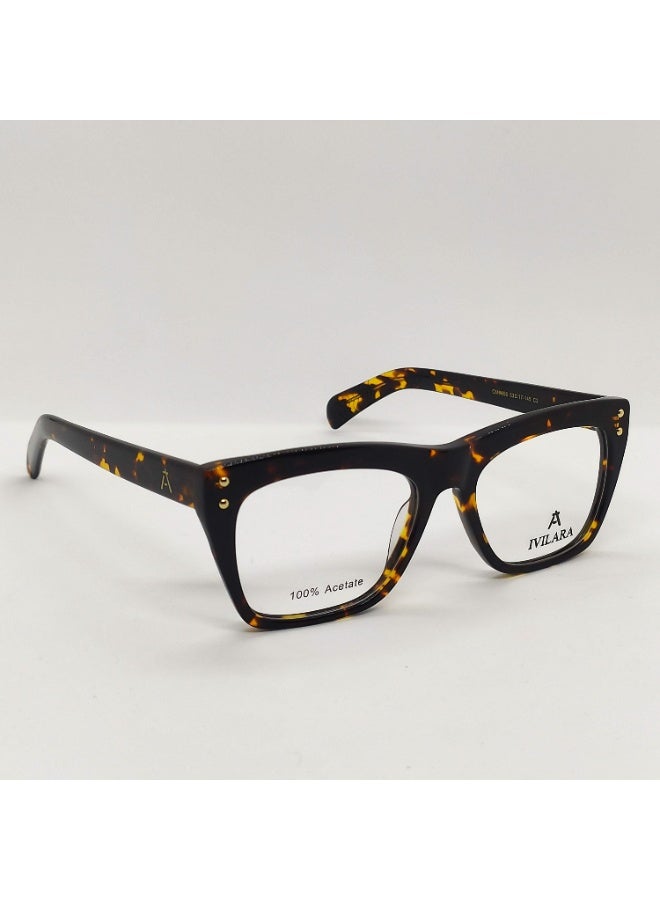 IVILARA QM8856_C2 High-End Acetate Women Eyeglasses (Brown) - Image 5
