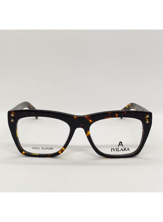 IVILARA QM8856_C2 High-End Acetate Women Eyeglasses (Brown) - Image 3