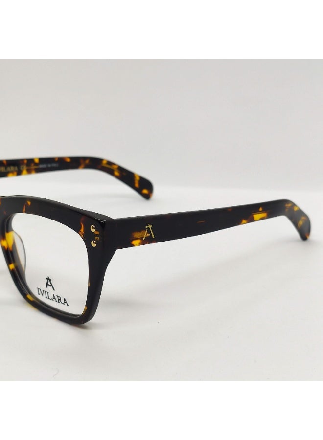 IVILARA QM8856_C2 High-End Acetate Women Eyeglasses (Brown) - Image 4