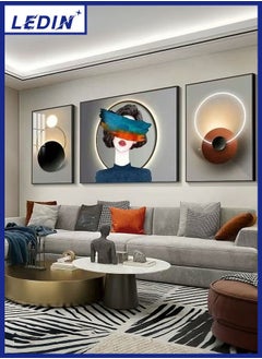 Wall Art Canvas Wall Art Framed Wall Art Simple Abstract Wall Art 3 Piece Suite Suitable For Living room Bedroom Bathroom Dining Room Kitchen Office Wall Decor Aesthetic Wall Art