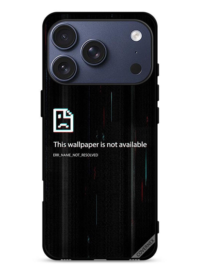 Covernex Apple iPhone 17 Pro Protective Case Cover This Wallpaper Is Not Available - Image 1