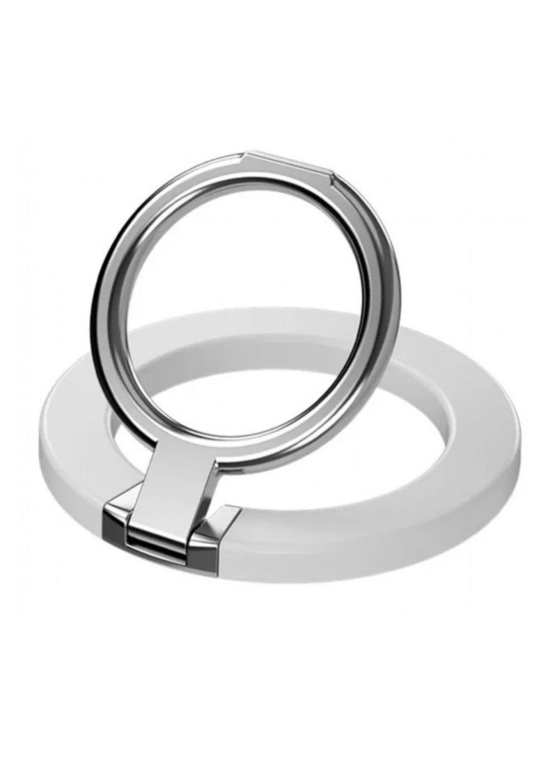 اس-توب مسكة هاتف مغناطيس ماق سيف 610 دائري   // اللون ابيض - Image 1