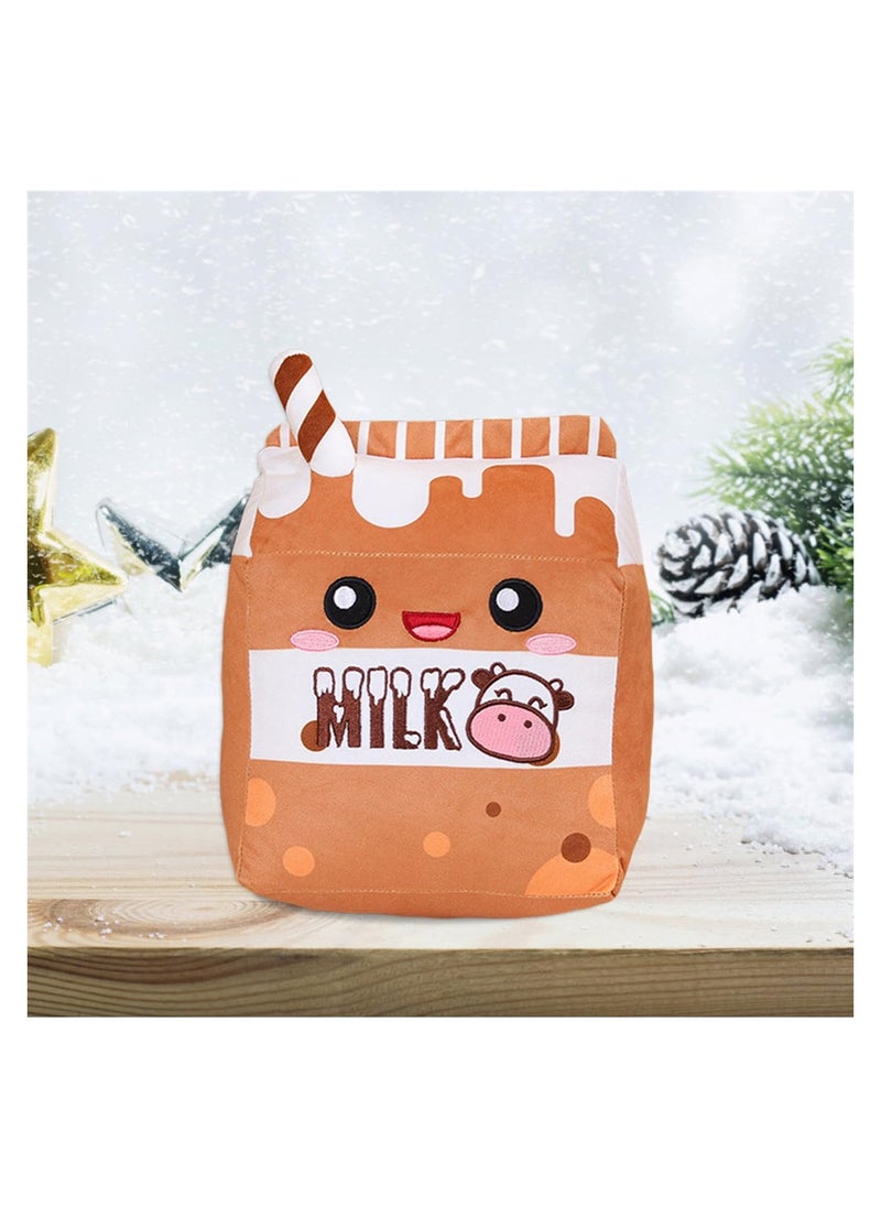 Milk Plush Pillow, Cartoon Soft Strawberry Milk Plushie Fruit Pillow, Food Shaped Pillow Fruit Milk Pillow, Home Hugging Gift for Kids (Chocolate, One Size) - pzsku/ZC064F3962364D48EF7E5Z/45/_/1698454762/0331bc4e-051a-4058-8db0-824cf6ba3081