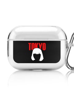 Classic Clear printed Case for Apple AirPods Pro 2nd Generation Thin Transparent Cover [Designed for Apple AirPods Pro 2nd Generation] - Tokyo